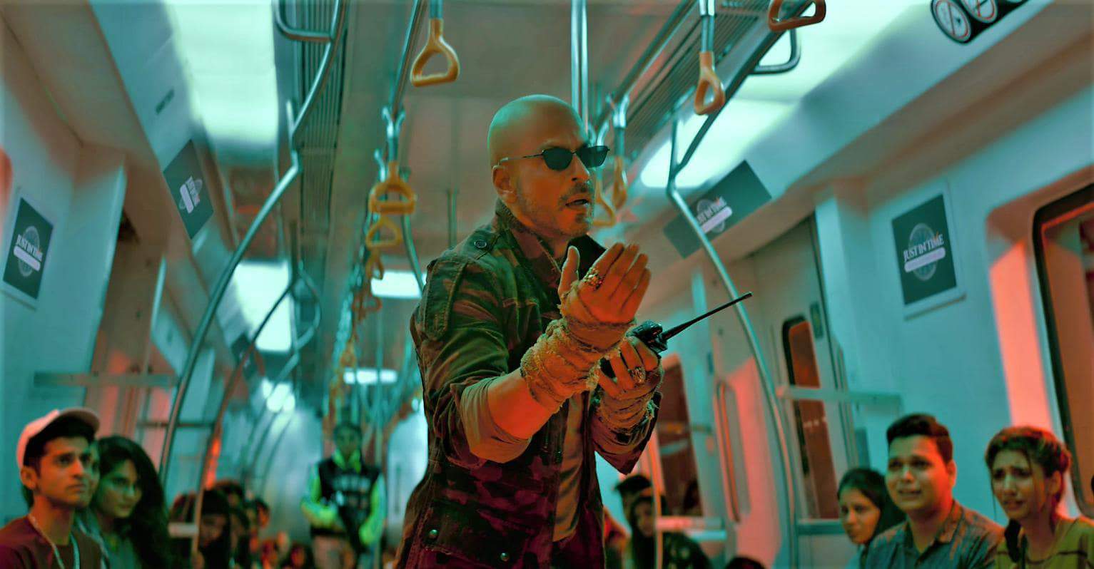 The metro hijack scene in the film, Jawan (Credits: Red Chillies Ent.)