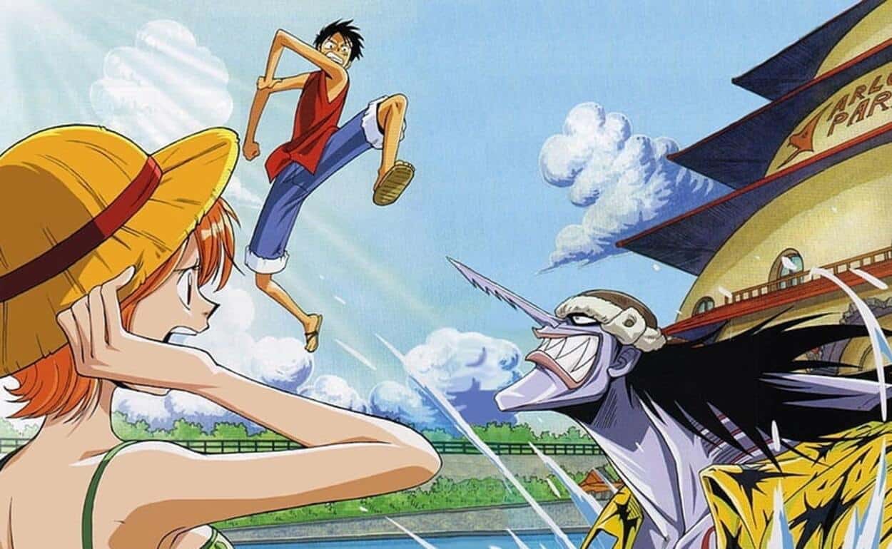 Nami Witnesses The Fight Between Luffy And Arlong