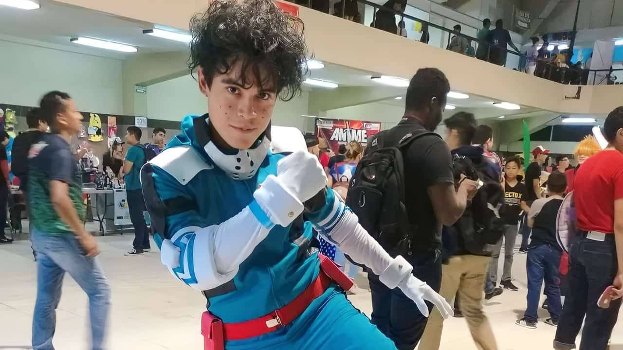 vigilante deku cosplay at a cosplay event by oakcharly