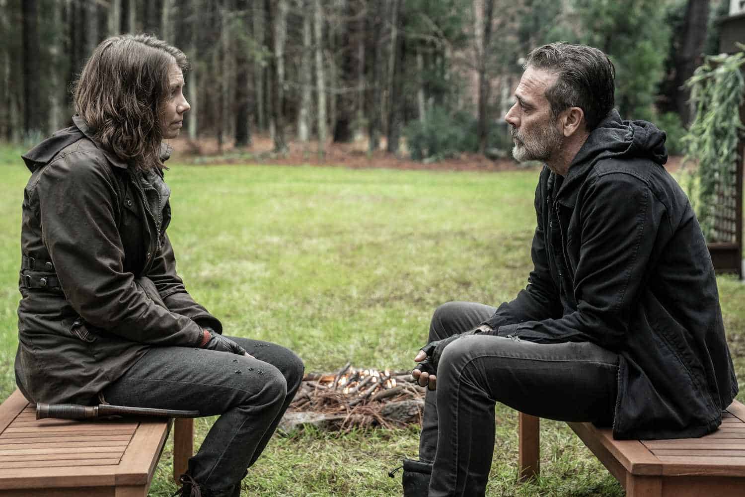 A still from the final episode of the show, The Walking Dead (Credits: People)