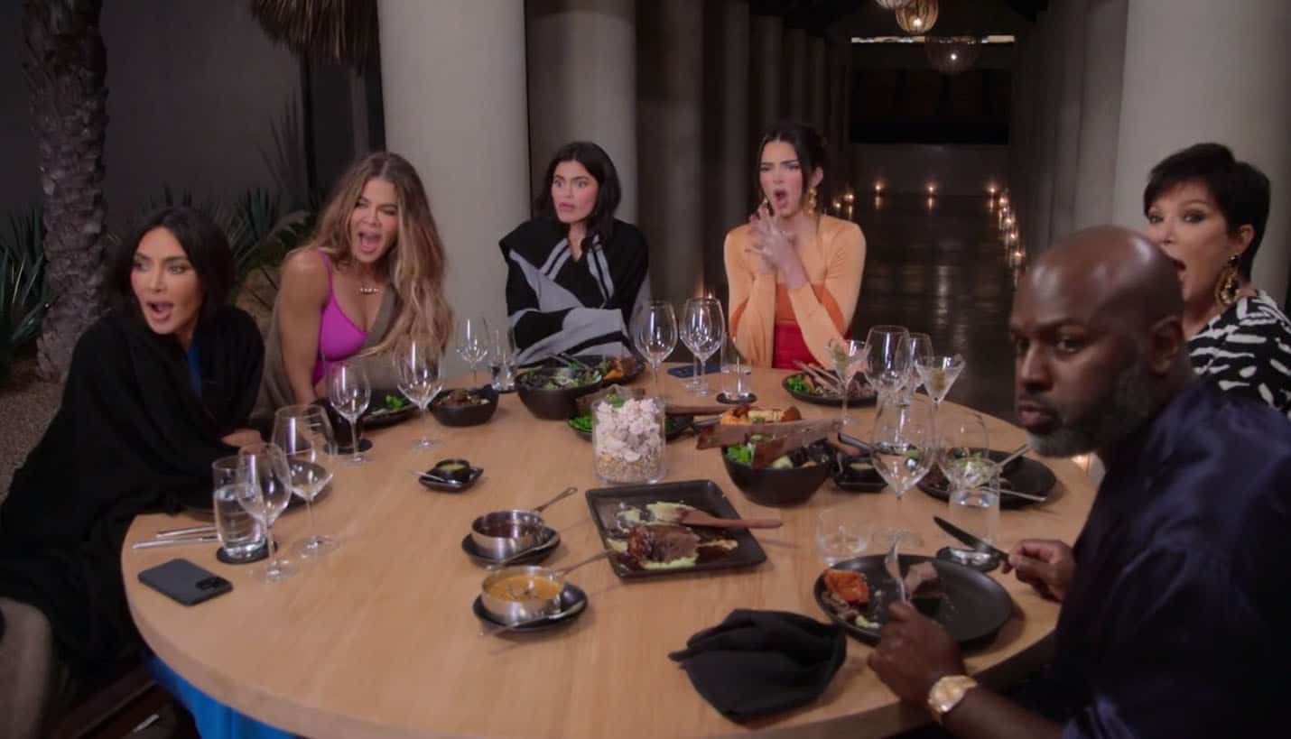 A still from the first episode of the show, The Kardashians Season 4 (Credits: Hulu)