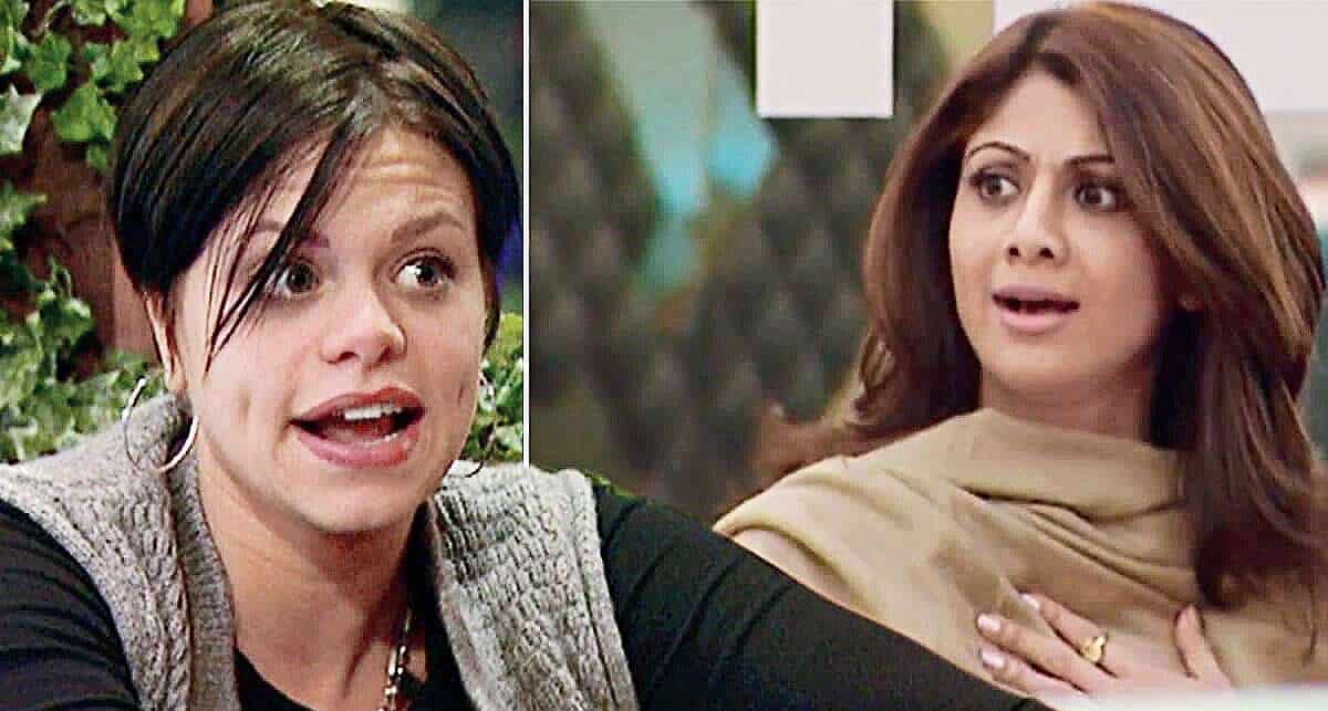 Jade Goody And Shilpa Shetty In Big Brother Season 5