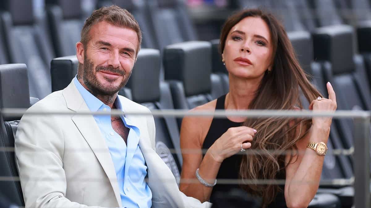 David Beckham and Victoria Beckham