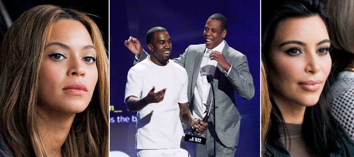 Beyoncé, Jay-Z, Kanye West, And Kim Kardashian