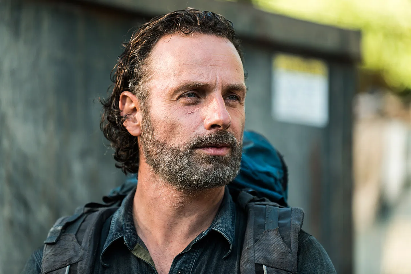 Ex-sheriff Rick Grimes as the main lead of the show, The Walking Dead, for seasons 1-9 (Credits: Vanity Fair)