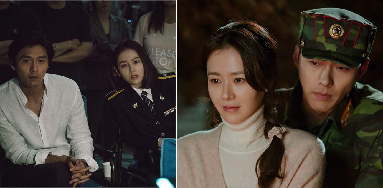 Son Ye Jin And Hyun Bin In The Negotiation (2018) And In Crash Landing On You (2019)