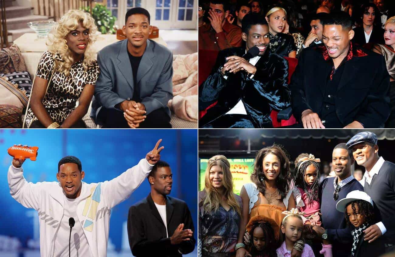 Images Depicting Will Smith And Chris Rock's Friendship
