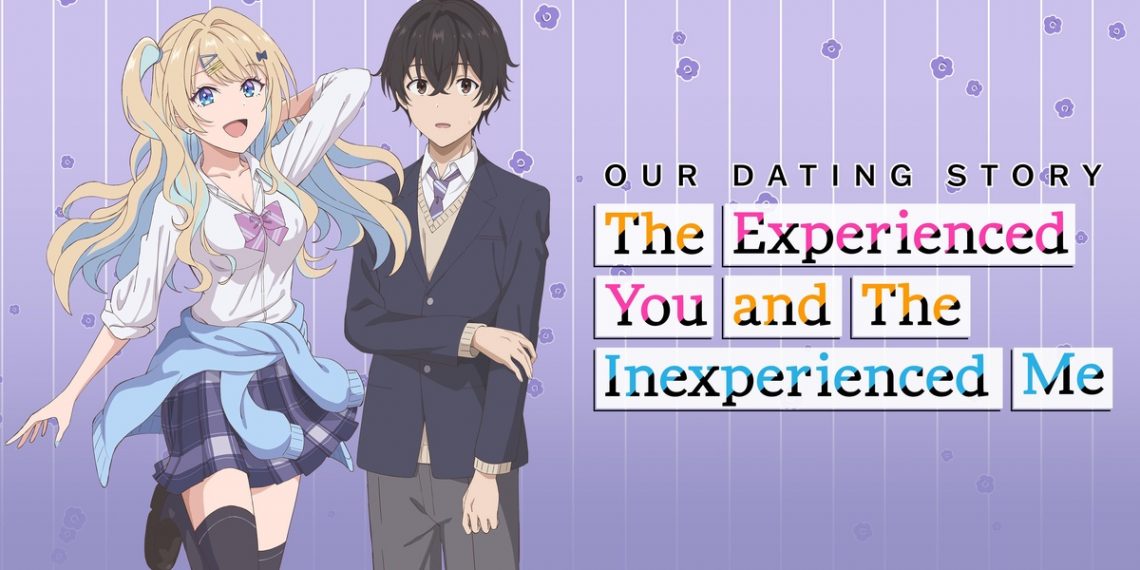 Poster for the anime series, Our Dating Story The Experienced You and The Inexperienced Me (Credits: Crunchyroll)