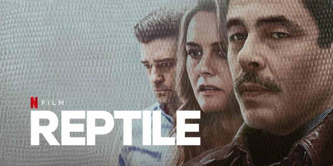 Poster for the film, Reptile (Credits: Netflix)