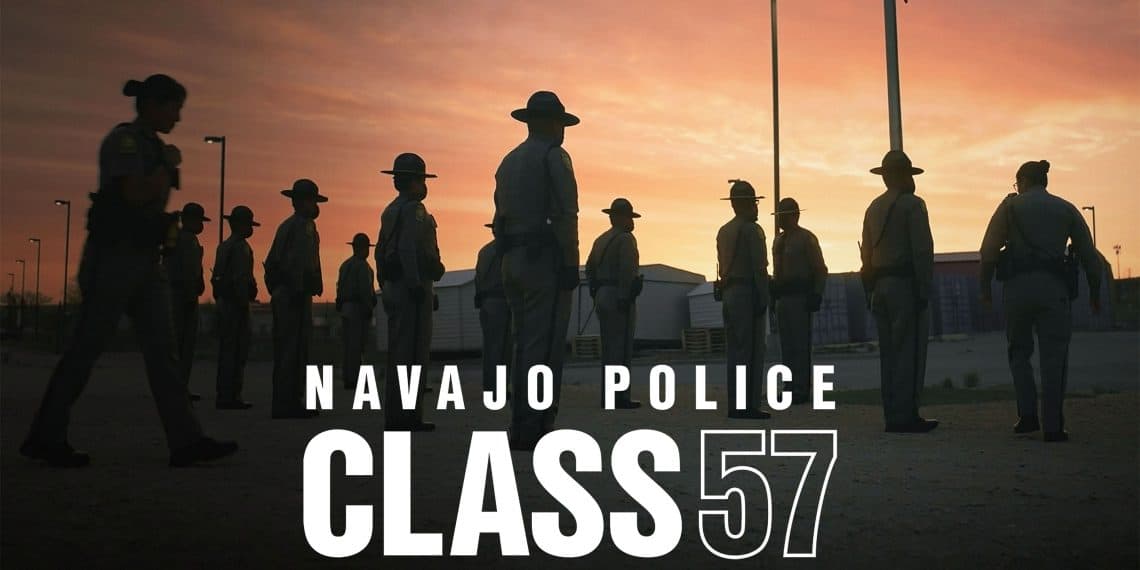 Poster for the show, Navajo Police: Class 57 (Credits: HBO)
