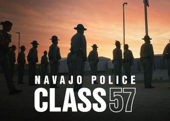 Poster for the show, Navajo Police: Class 57 (Credits: HBO)