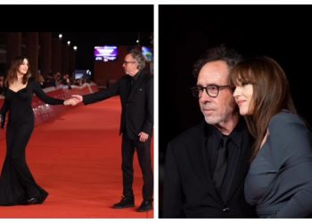 Tim Burton and Monica Bellucci