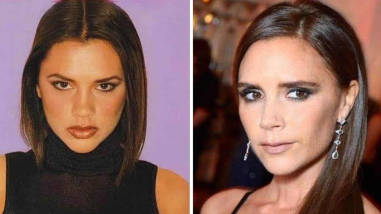 Victoria Beckham's Before And After Looks