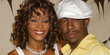 Whitney Houston and Bobby Brown