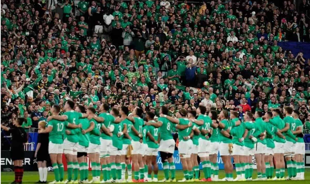 Ireland Fans During The Rugby World Cup