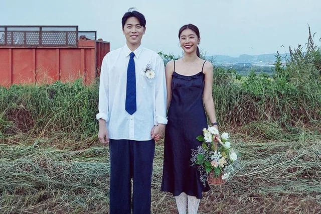 Sojin and her fiancee Lee Dong Ha