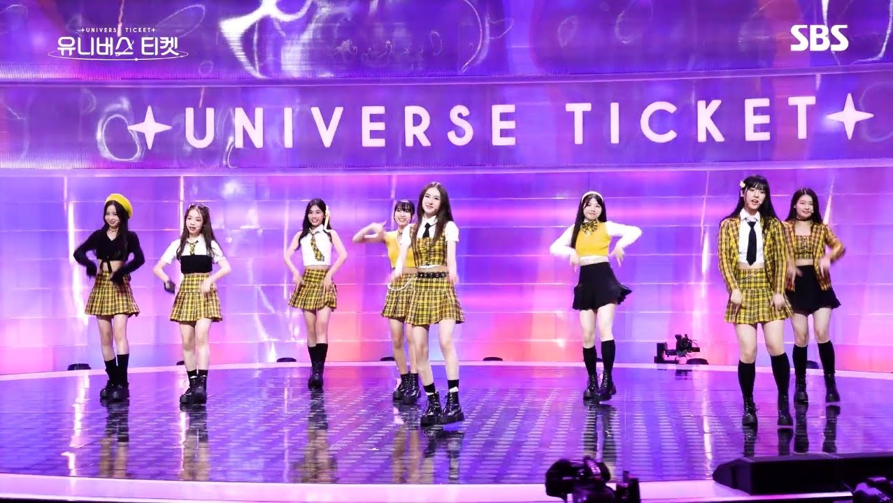 A performance cut from the show, Universe Ticket (Credits: SBS)
