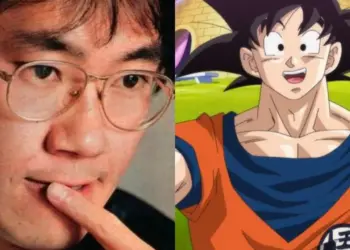 Goku and Akira Toriyama (Credits: Toei Animation)