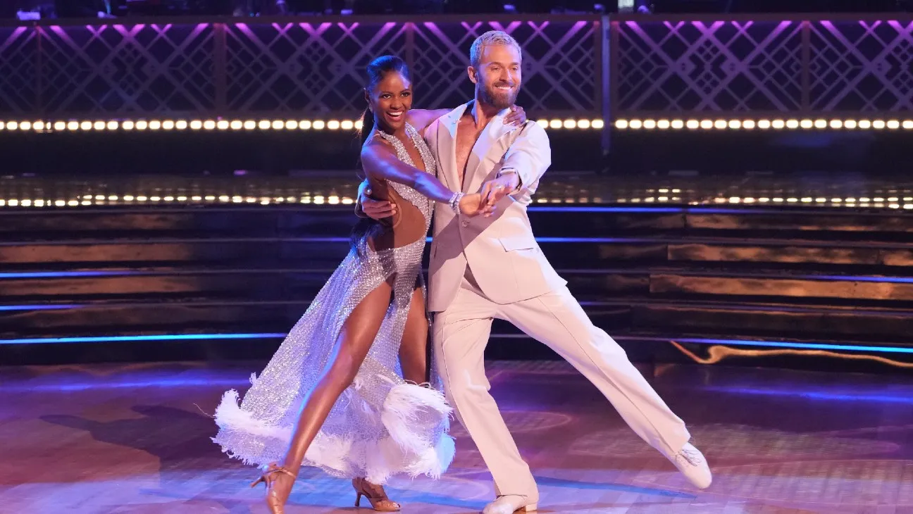 Charity Lawson and Artem Chigvintsev