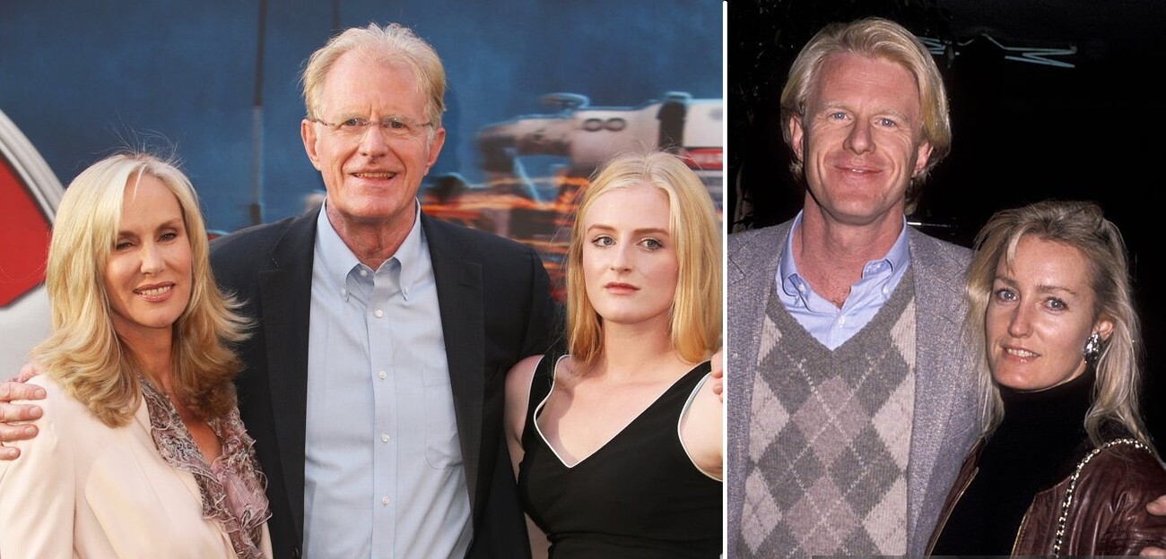 Ed Begley Jr With Rachelle Carson And Hayden (Left) And Him With Ingrid Taylor (Right)