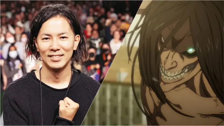 Hajime Isayama & Attack Titan/Eren (Credits: Mappa)
