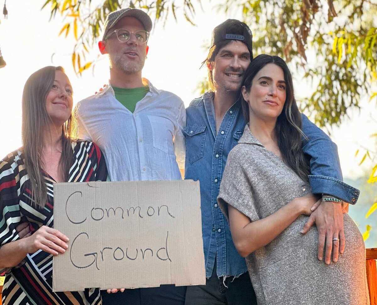 Ian Somerhalder with his wife in the documentary Common Grounds