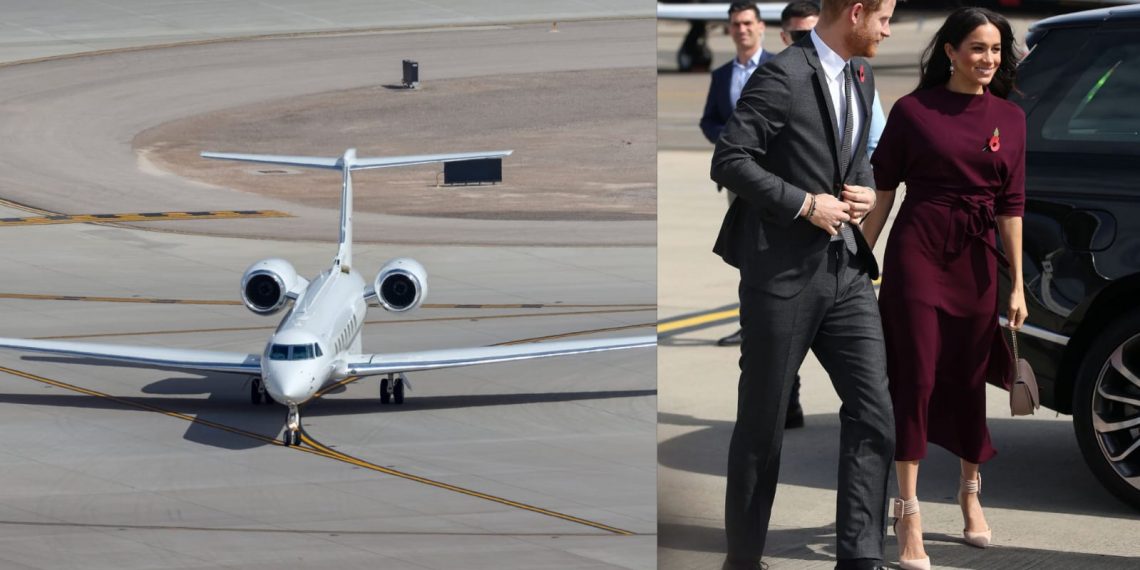 Harry and Meghan traveled in a private jet to attend Katy Perry' s concert (credits: #sussexroyal /Instagram)