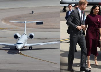 Harry and Meghan traveled in a private jet to attend Katy Perry' s concert (credits: #sussexroyal /Instagram)