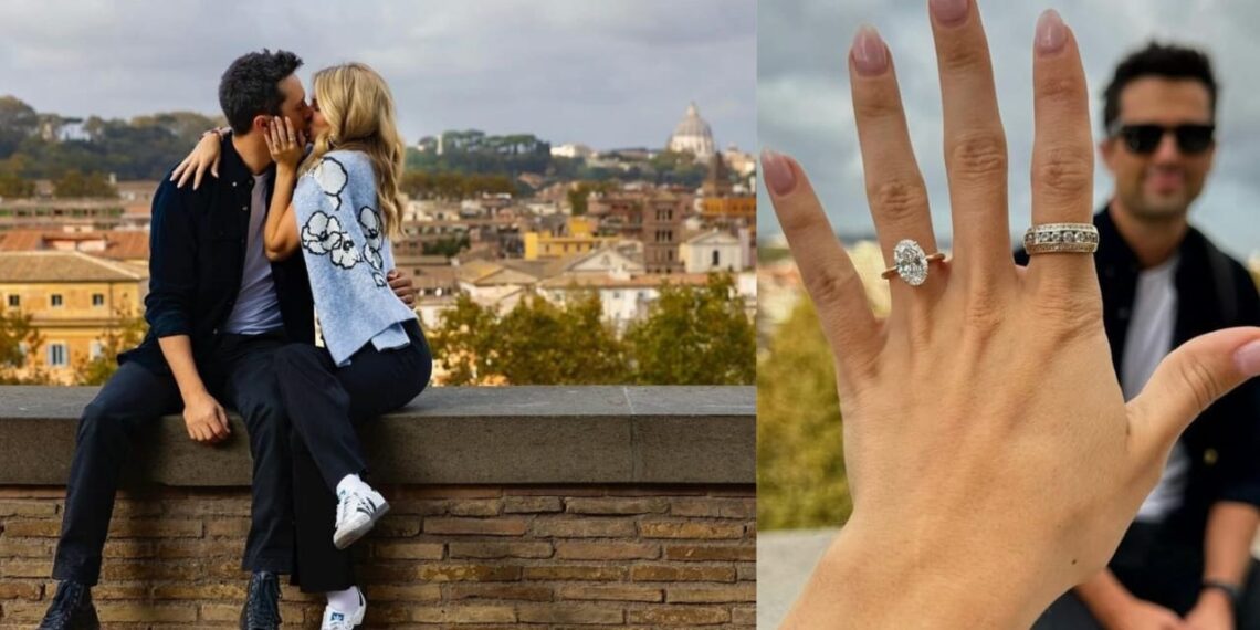 "Romance In Rome" Stephan Colleti proposed to Alex Weaver after dating for a year on 15 November (Credits: @al_weave/Instagram)