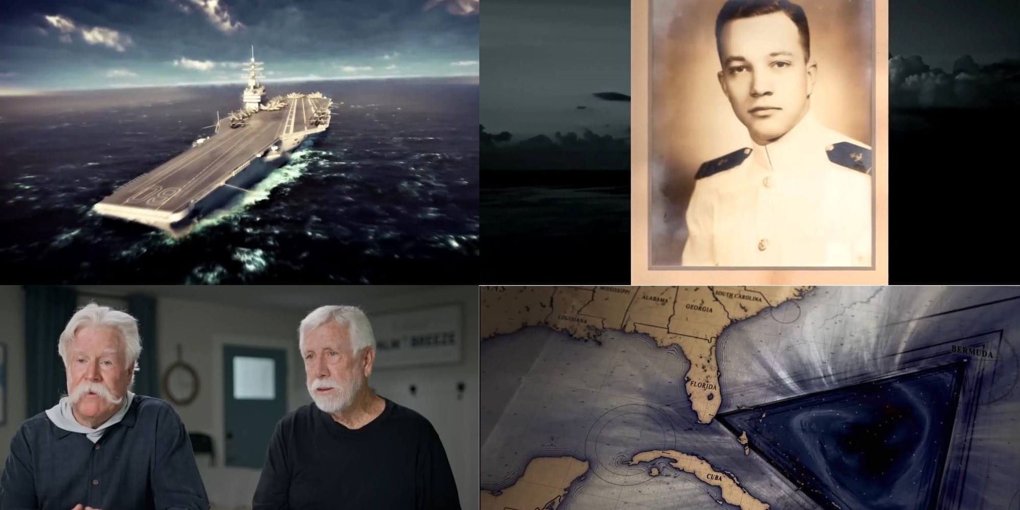 Still cuts from the first episode of The Bermuda Triangle-Into Cursed Waters season 2 (Credits: History Channel)