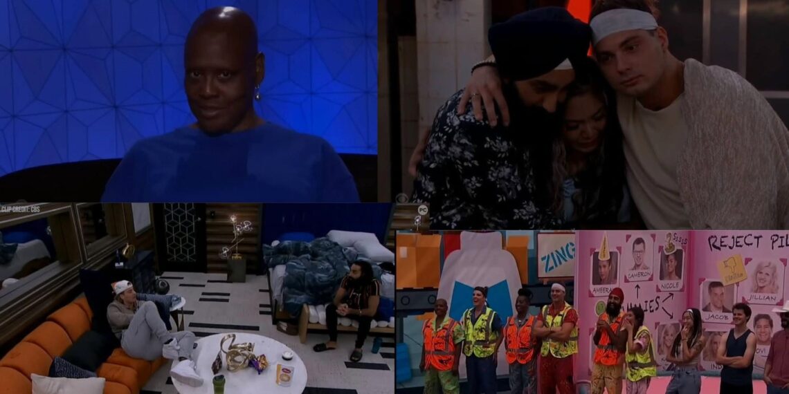 Still cuts from the recent season of the show, Big Brother