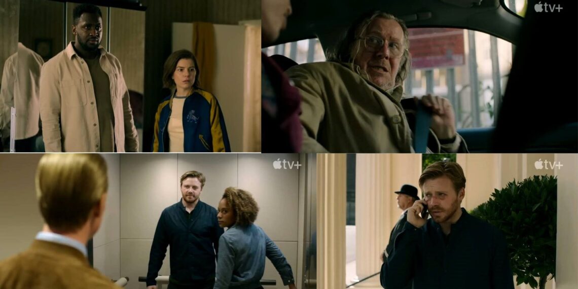 Still cuts from the show, Slow Horses (Credits: Apple TV+)