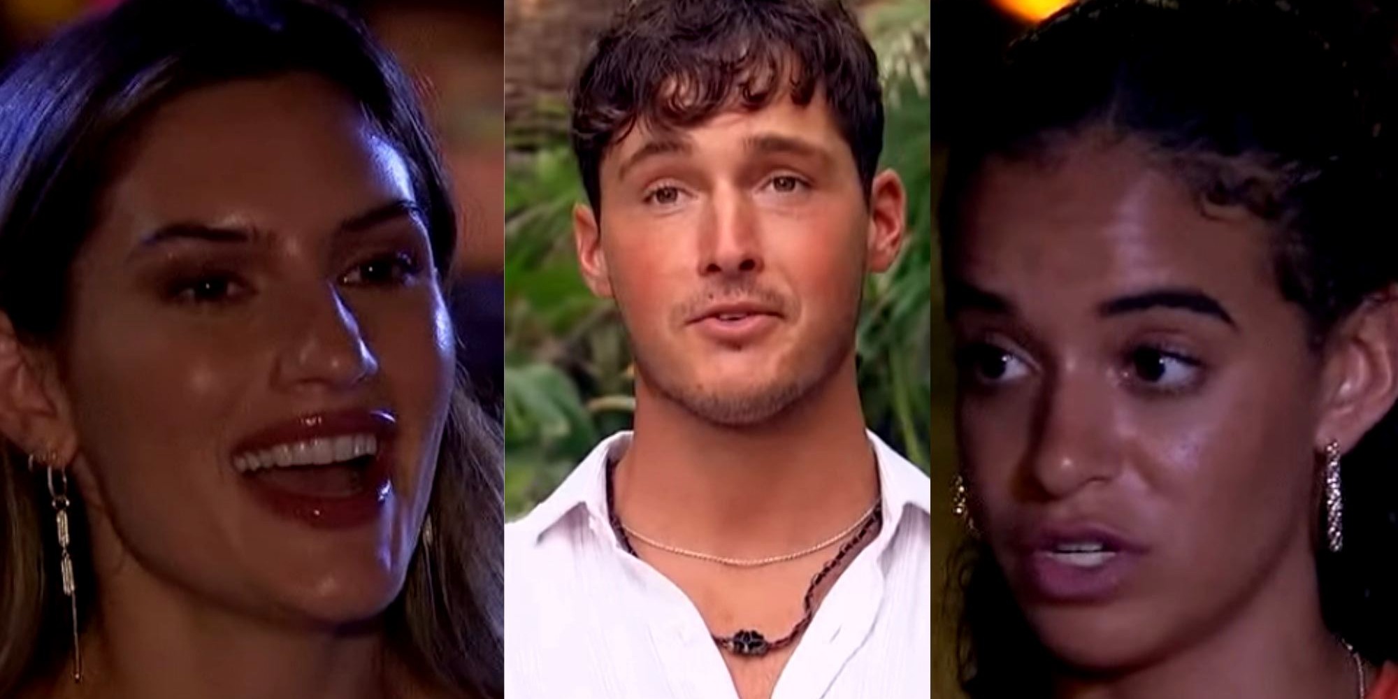 The Love-Triangle couple on the show, Bachelor in Paradise (Credits: ABC)