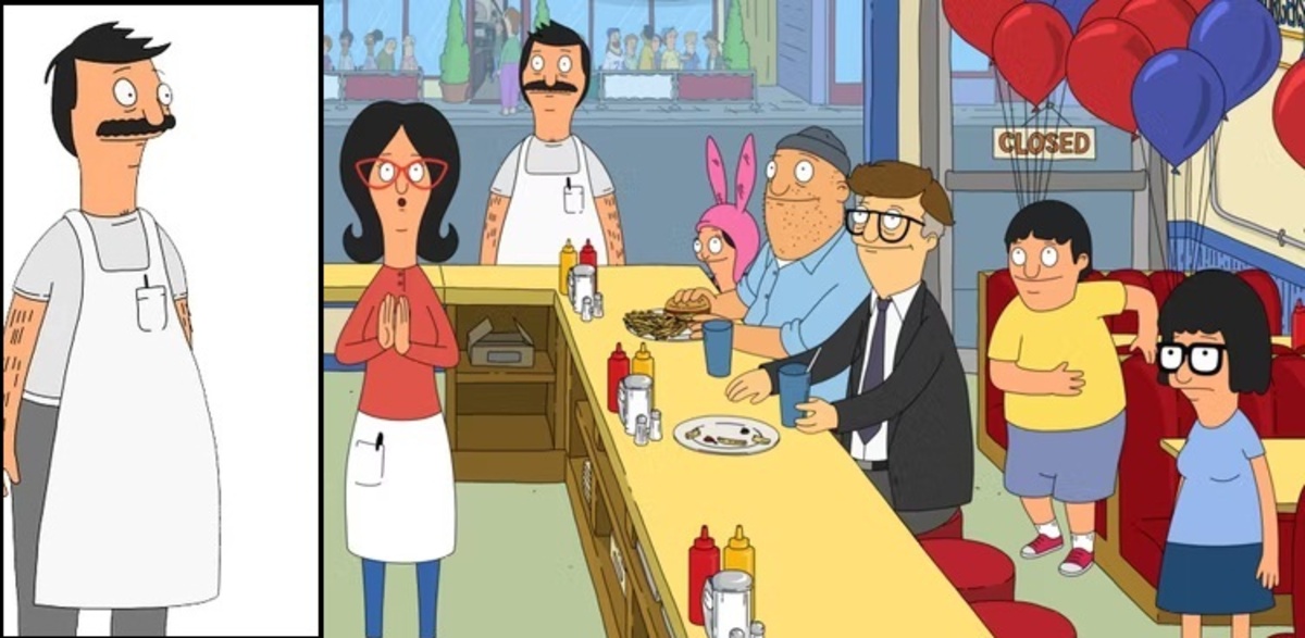 Bob Blencher And His Family In Bob's Burgers