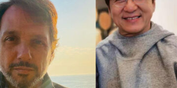 Jackie Chan and Ralph Macchio