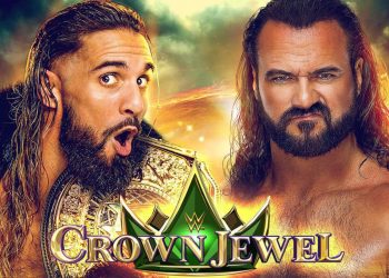 Drew McIntyre vs Seth Rollins Promotional Poster (Credits: WWE)