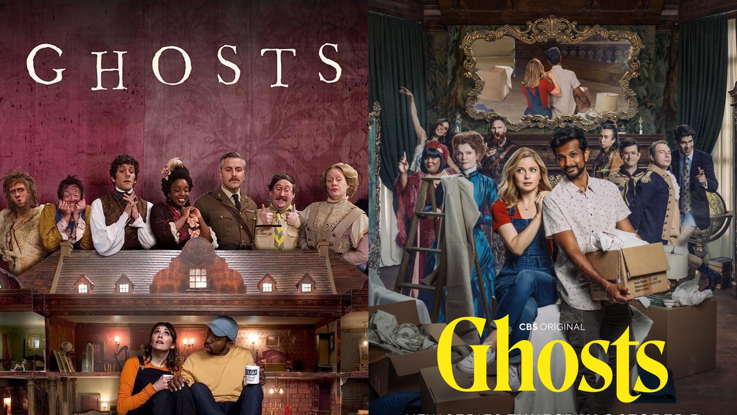 Ghosts UK and America Posters