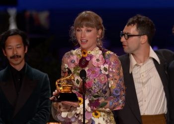 Taylor Swift Wins Album Of The Year 2021 GRAMMY Awards