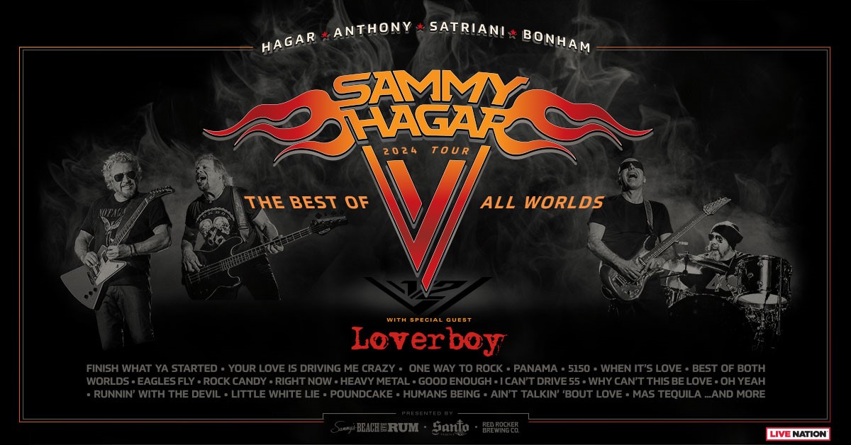 Sammy Hagar's 'The Best of All World's 'Tour Poster
