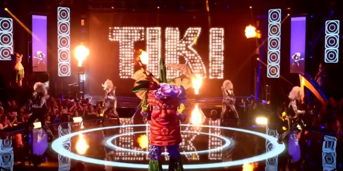 A still cut from the ninth episode of The Masked Singer (Credits: FOX)