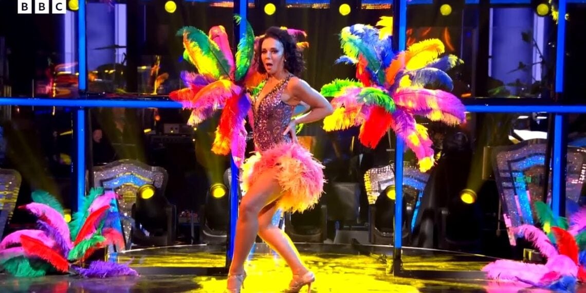 Amanda Abbington on Strictly Come Dancing (Credits: BBC)