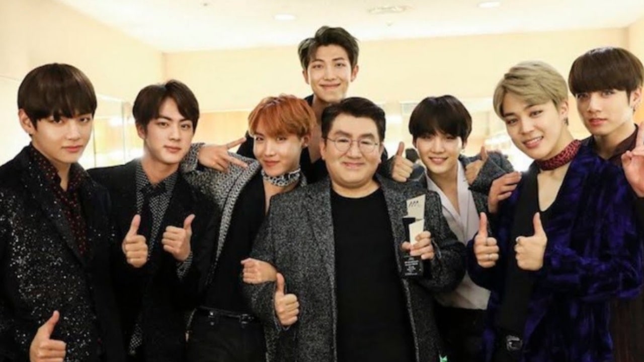 Hybe Corporation Chairperson "Hitman" Bang Surprised BTS At Their Military Enlistment Ceremony