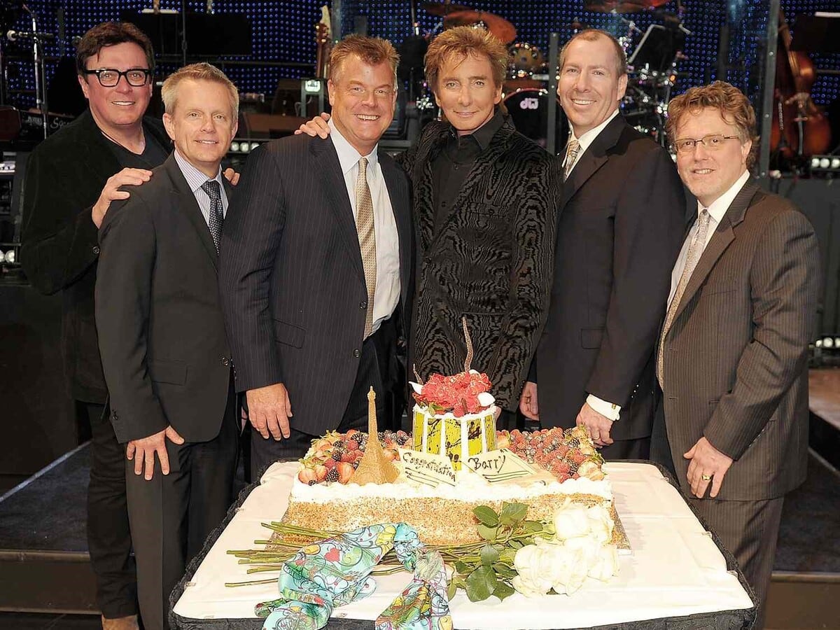 Barry Manilow and Garry Kief with friends