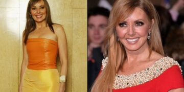 Carol Vorderman In 2004 Vs In 2014