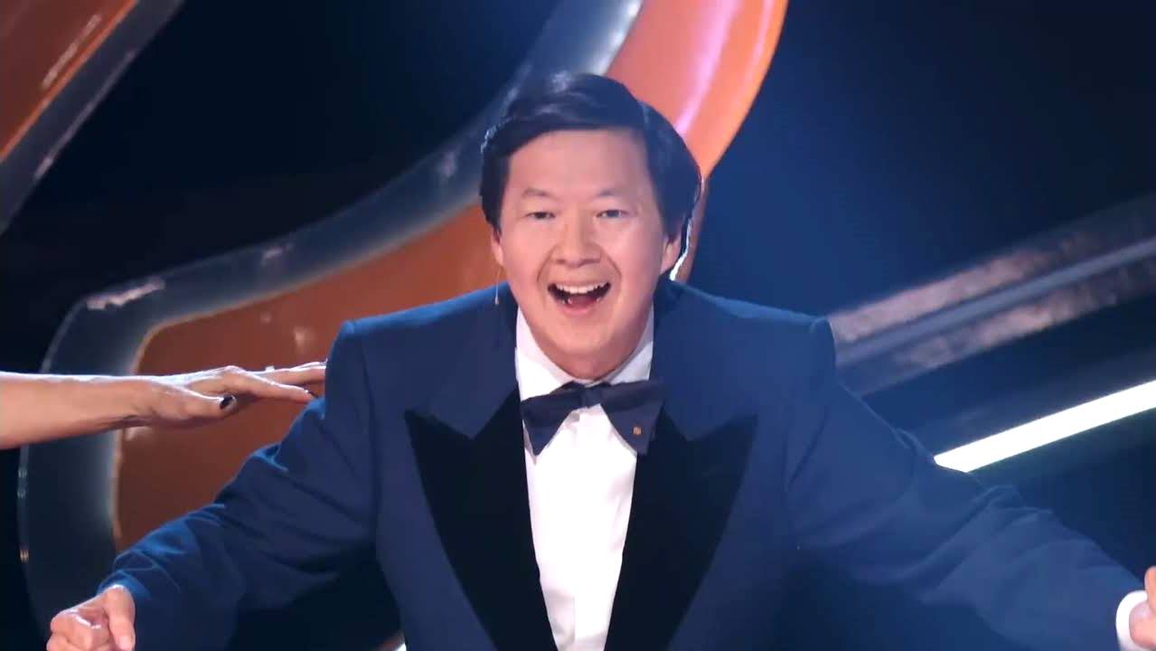 Comedian Ken Jeong on the show, The Masked Singer (Credits: Fox)
