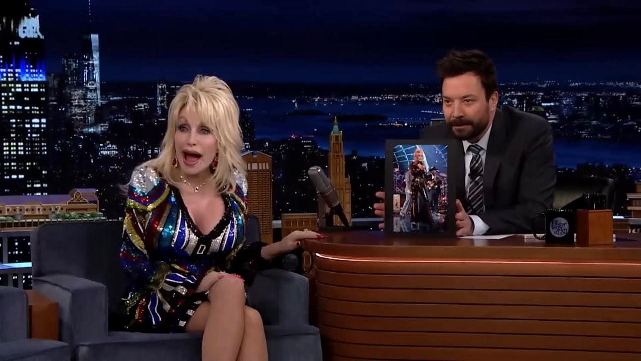 Dolly Parton on The Tonight Show with Jimmy Fallon (Credits: NBC)