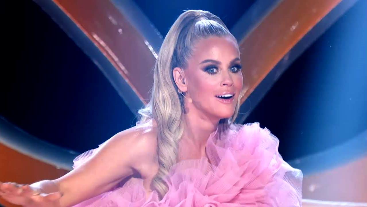 Jenny McCarthy on the show, The Masked Singer (Credits: Fox)