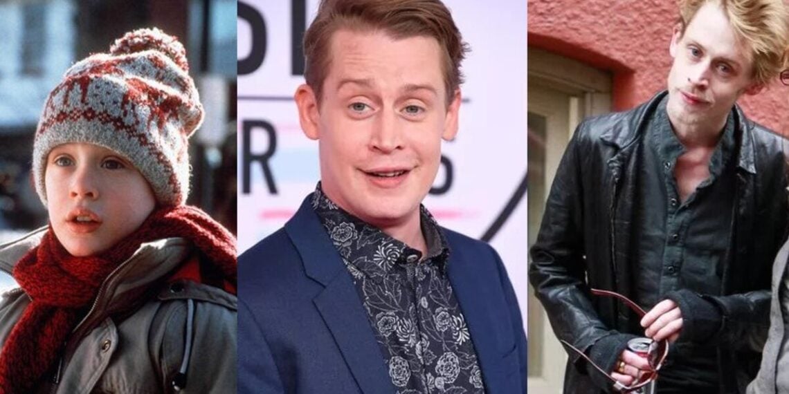 Macaulay Culkin As The Chid Star And Him In 2021 And In 2012