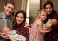 Rebecca Jarvis and Matt Hanson with daughter Isabel and son Leo