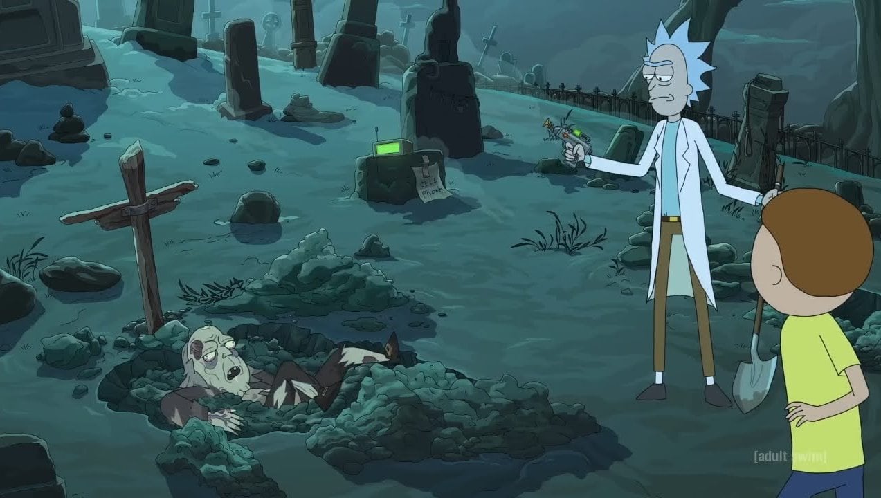 Rick with his sociopathic tactics in the show, Rick and Morty (Credits: Adult Swim)